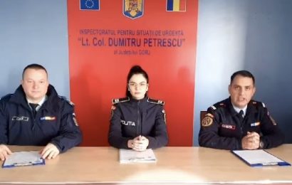 Peste 150 de intervenții ale ISU Gorj în perioada sărbătorilor de iarnă